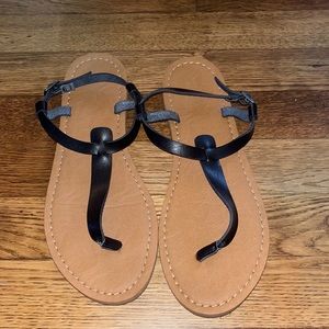Black sandals